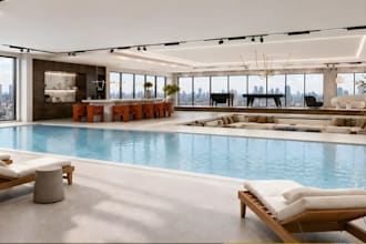 design luxury penthouse, apartment, and residence visualization