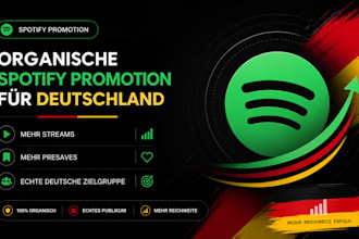 do organic german spotify music promotion spotify music presave to real audience