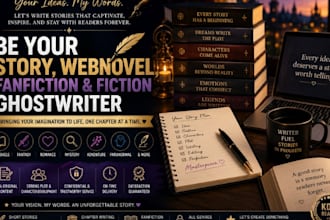 be your story, webnovel, fanfiction and fiction ghostwriter