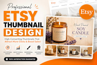 do professional etsy thumbnail design