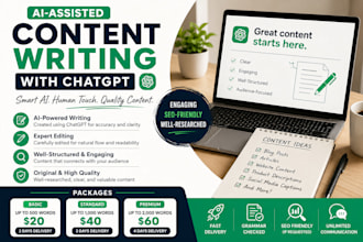 write ai content with chatgpt and edit it into engaging human quality writing