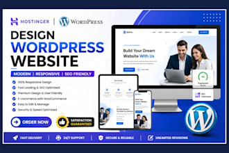 design hostinger wordpress website