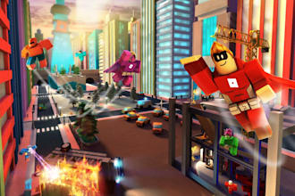 develop a full roblox game app