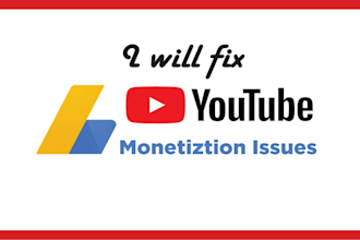 audit youtube channel and fix monetization issues