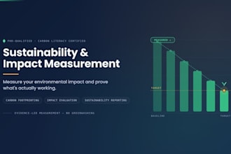 deliver sustainability measurement, evaluation and impact reporting