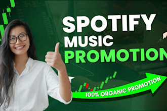 do professional spotify tracks and album promotion