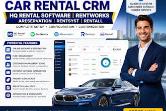 setup car rental crm hq rental software rentworks areservation rentsyst rentall