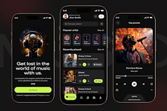 develop music streaming app music app streaming website audio streaming app