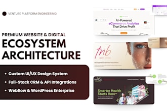 architect a premium enterprise website and digital ecosystem