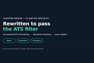 rewrite and redesign your CV to pass ai powered ats