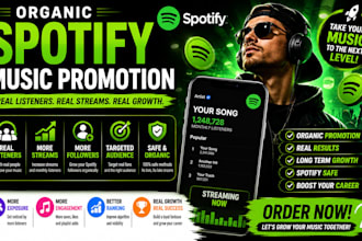 do organic spotify music promotion