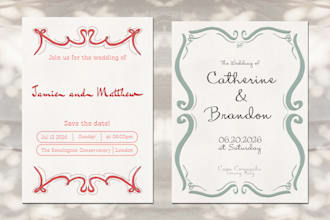 make custom wedding invitation design