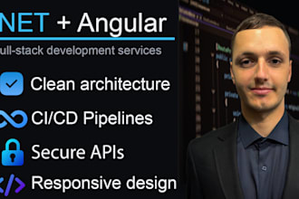 build and deploy a production ready dotnet core web app