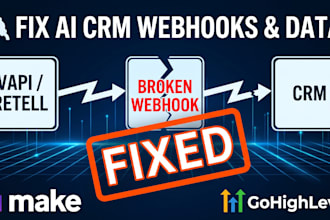 fix vapi retell ai webhook data mapping gohighlevel CRM integration