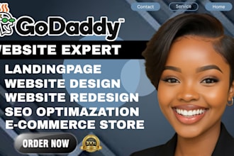 design godaddy website redesign godaddy website design develop godaddy