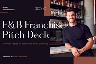 design franchise hospitality business nightlife investor pitch deck proposal