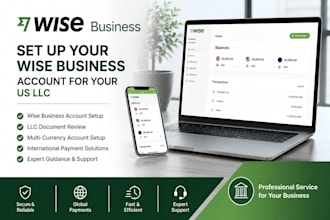 create and verify your wise business account for your llc