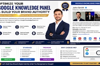 optimize your google knowledge panel, knowledge graph, and entity seo