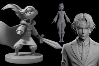 create a professional 3d printable model stl file