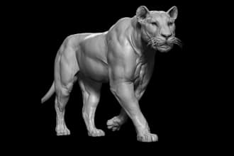 create a professional 3d printable model stl file