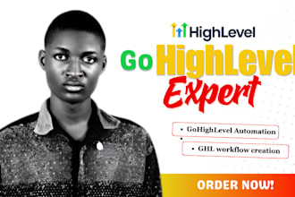 setup gohighlevel CRM, automation and ghl workflow for local businesses