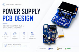 design power supply pcb, dc dc converter, bms and battery charger pcb