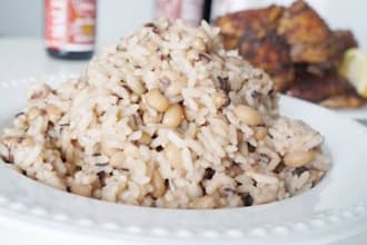 cook rice and  beans
