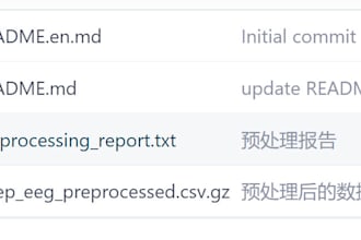 preprocess raw eeg data to clean CSV files