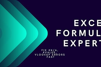 fix excel formulas, errors, and automate your sheet