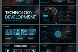 design professional powerpoint, canva, google slides, and prezi presentations