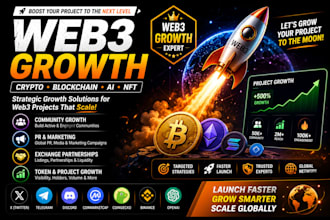 grow your crypto, web3, blockchain, nft or ai project