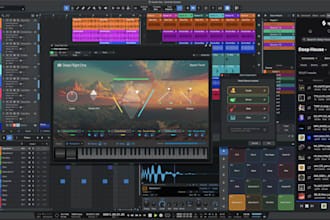 create custom music production and cinematic game soundtrack