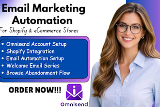 setup omnisend email marketing automation and shopify email flows
