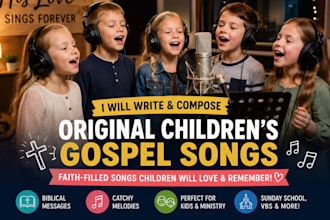write and compose children christian gospel songs