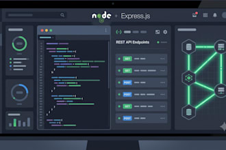 build a scalable rest API backend with nodejs and expressjs