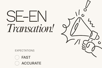translate swedish to english and english to swedish manually