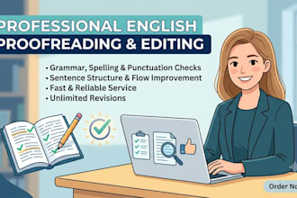 do professional english proofreading and editing