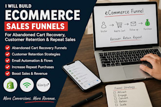 ecommerce sales funnels for cart recovery customer retention and repeat sales