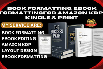 do book formatting book editing paperback formatting amazon kdp ebook formatting