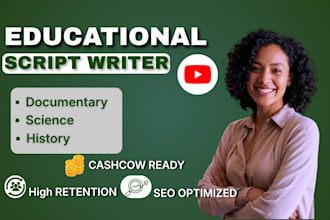 write an educational documentary youtube script for your channel