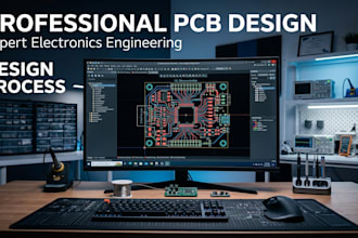 design rf pcb, wireless iot hardware and embedded firmware