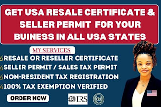 do resale certificate seller permit and non resident llc sales tax registration
