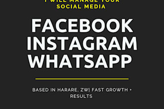 be your whatsapp customer service and canva social media VA