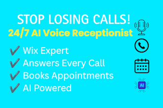 build an ai voice receptionist for your wix website with appointment booking