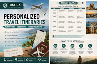 create a personalized travel itinerary for your trip