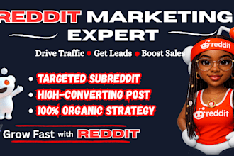 do reddit seo post for saas product brand website link