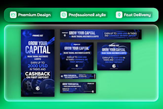 design professional and modern banner ads