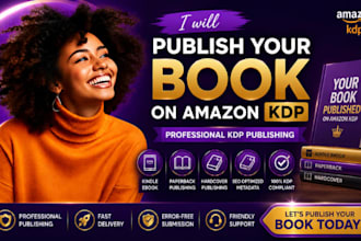 publish your book on amazon kindle KDP professionally