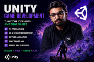 develop 3d unity games for mobile and pc