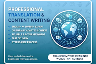 do translation or accurate writing